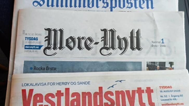 Lenkje til artikkel: Nokre papiraviser har no endra dagar for utgjeving!