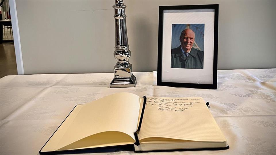 Lenkje til artikkel: Her kan du signere kondolanseprotokoll i samband med kong Harald Vs bortgang