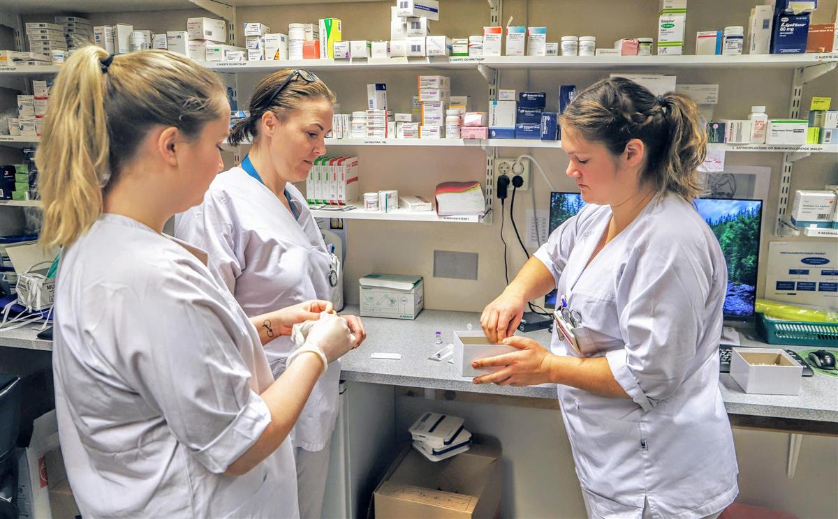 pix Hareid Kommune Korona no er sjukeheimen vaksinert hareid