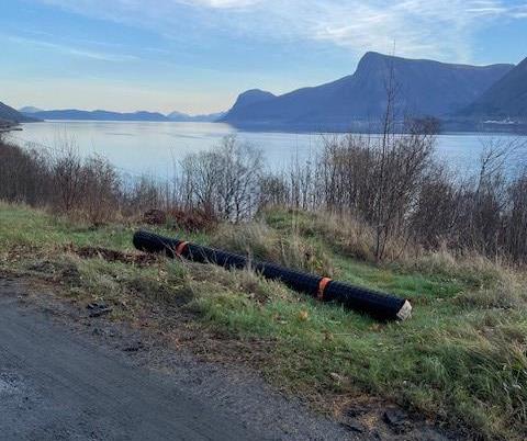 Bilete av anleggsområdet på Alme - Klikk for stort bilete